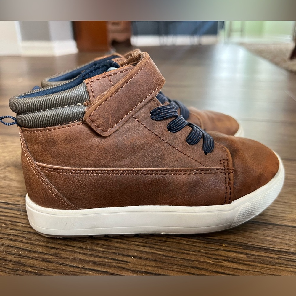 Wonder Nation Brown High-Top Kids Shoes